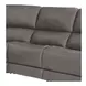 Alpine Autumn Fog Leather 7 Piece Zero Gravity Modular Power Reclining Sectional with USB Charging