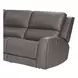 Alpine Autumn Fog Leather 7 Piece Zero Gravity Modular Power Reclining Sectional with USB Charging