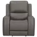 Belmont Autumn Fog Leather Zero Gravity Power Reclining with  USB Charging Living Room Set