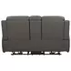 Belmont Autumn Fog Leather 77" Zero Gravity Power Reclining Loveseat with USB Charging