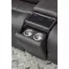 Belmont Autumn Fog Leather 77" Zero Gravity Power Reclining Loveseat with USB Charging