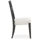 Foxrun Hollow Cream Upholstered Ladder Back Side Chair Set of 2
