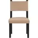 Aubrey Black Strap Back Side Chair Set of 2