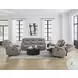 Blake Desert Taupe Performance Fabric Reclining Living Room Set