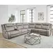 Blake Desert Taupe 6 Piece Performance Fabric Modular Reclining Sectional