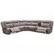 Blake Desert Taupe 6 Piece Performance Fabric Modular Reclining Sectional