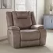 Blake Desert Taupe Performance Fabric Glider Recliner