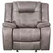 Blake Desert Taupe Performance Fabric Glider Recliner