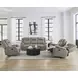 Blake Desert Taupe Performance Fabric 78" Reclining Console Loveseat