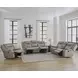 Blake Desert Taupe Performance Fabric 78" Reclining Console Loveseat