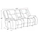 Blake Desert Taupe Performance Fabric 78" Reclining Console Loveseat
