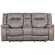 Blake Desert Taupe Performance Fabric 78" Reclining Console Loveseat