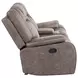 Blake Desert Taupe Performance Fabric 78" Reclining Console Loveseat