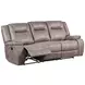 Blake Desert Taupe Performance Fabric 88" Reclining Sofa