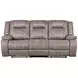 Blake Desert Taupe Performance Fabric 88" Reclining Sofa