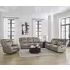 Blake Desert Taupe Performance Fabric 88" Reclining Sofa
