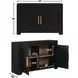Aubrey Black 2 Door Server