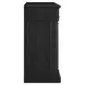 Atrium Black 4 Door Buffet