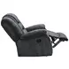 Bolton Misty Storm Performance Fabric Glider Recliner
