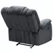 Bolton Misty Storm Performance Fabric Glider Recliner