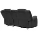 Bolton Misty Storm Performance Fabric 75" Reclining Console Loveseat