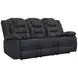 Bolton Misty Storm Performance Fabric Dual Reclining 83" Sofa