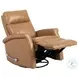 Brindleton Russet Leather Swivel Glider Recliner