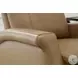 Brindleton Russet Leather Swivel Glider Recliner