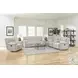 Buster Opal Taupe Reclining Console Loveseat
