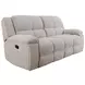 Buster Opal Taupe 90" Reclining Sofa