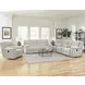 Buster Opal Taupe 90" Reclining Sofa