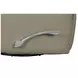 Rovelle Abby Light Gray Leather Manual Swivel Glider Recliner
