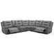 Briarwood Tahoe Charcoal 6 Piece Modular Power Reclining Sectional with Power Headrests