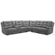 Briarwood Tahoe Charcoal Modular Power Reclining Sectional with Power Headrests