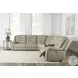 Briarwood Tahoe Fog 6 Piece Performance Fabric Modular Power Reclining Sectional with Power Headrests