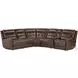 Glendale Acorn 6 Piece Zero Gravity Modular Power Reclining Sectional