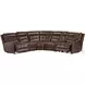 Glendale Acorn Zero Gravity Modular Power Reclining Sectional