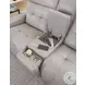 Glendale Pewter Zero Gravity Power Reclining Console Loveseat with Power Headrest