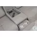 Glendale Pewter Zero Gravity Power Reclining Console Loveseat with Power Headrest