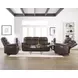 Cascade Auburn Leather 83" Power Reclining Sofa