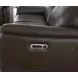 Cascade Auburn Leather 83" Power Reclining Sofa