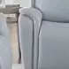 Cascade Seamist Grey 87" Power Reclining Sofa With Power Headrest