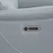 Cascade Seamist Grey 87" Power Reclining Sofa With Power Headrest