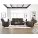 Riverton Auburn Leather Power Reclining Sofa