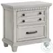 Windom Antique White 2 Drawer Nightstand