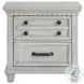 Windom Antique White 2 Drawer Nightstand