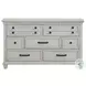 Windom Antique White 7 Drawer Dresser