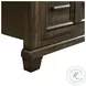 Windom Smoky Walnut King Storage Platform Bed