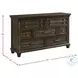 Windom Smoky Walnut 7 Drawer Dresser