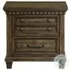 Windom Smoky Walnut Storage Platform Bedroom Set